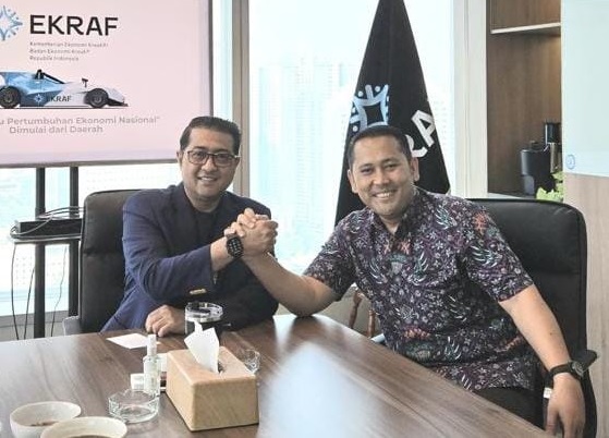 Dorong Ekonomi Kreatif, H M Syukur Temui Menteri Teuku Riefky Harsya