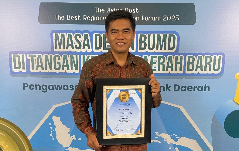 Bank Jambi Raih Penghargaan The Asia Post The Best Regional Champion 2025 dari Infobank