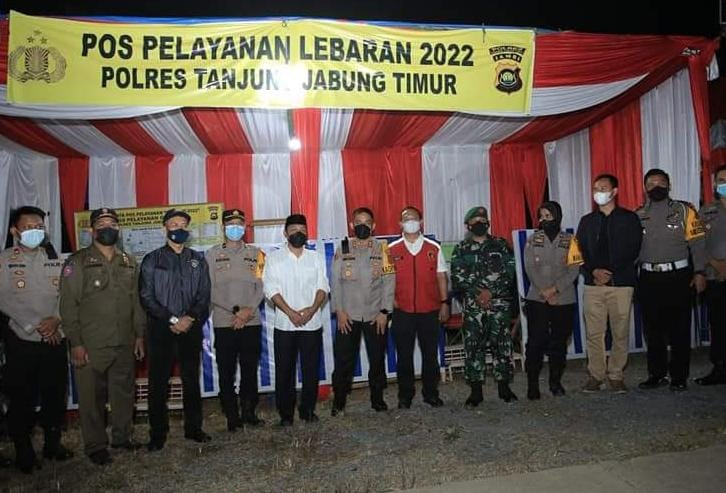 Malam Takbiran, Sekda Tinjau Pos Pelayanan Lebaran 2022