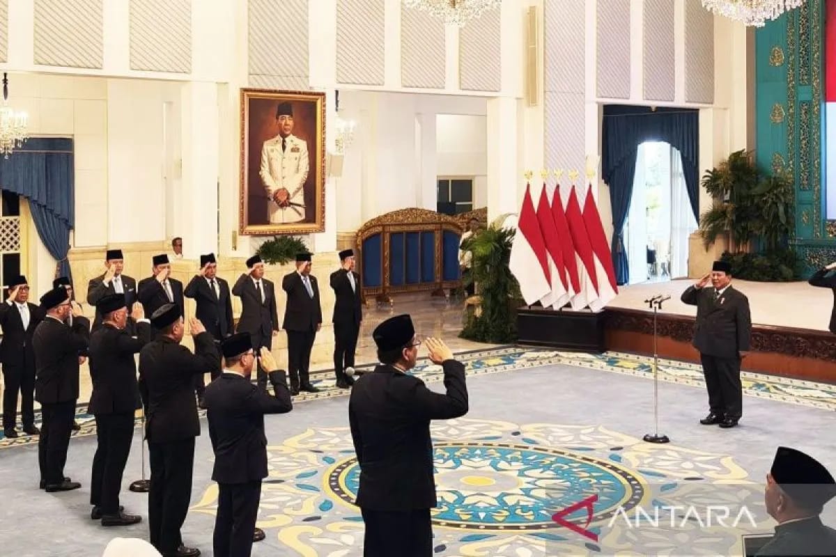 Prabowo Lantik 4 Menteri dan 1 Wamen, Purbaya Gantikan Sri Mulyani