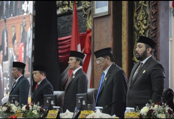 Ketua DPRD Jambi Edi Purwanto Pimpin Rapat Paripurna Dengar Pidato Presiden