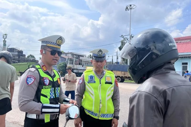 Satlantas Batang Hari gelar razia taat bayar pajak