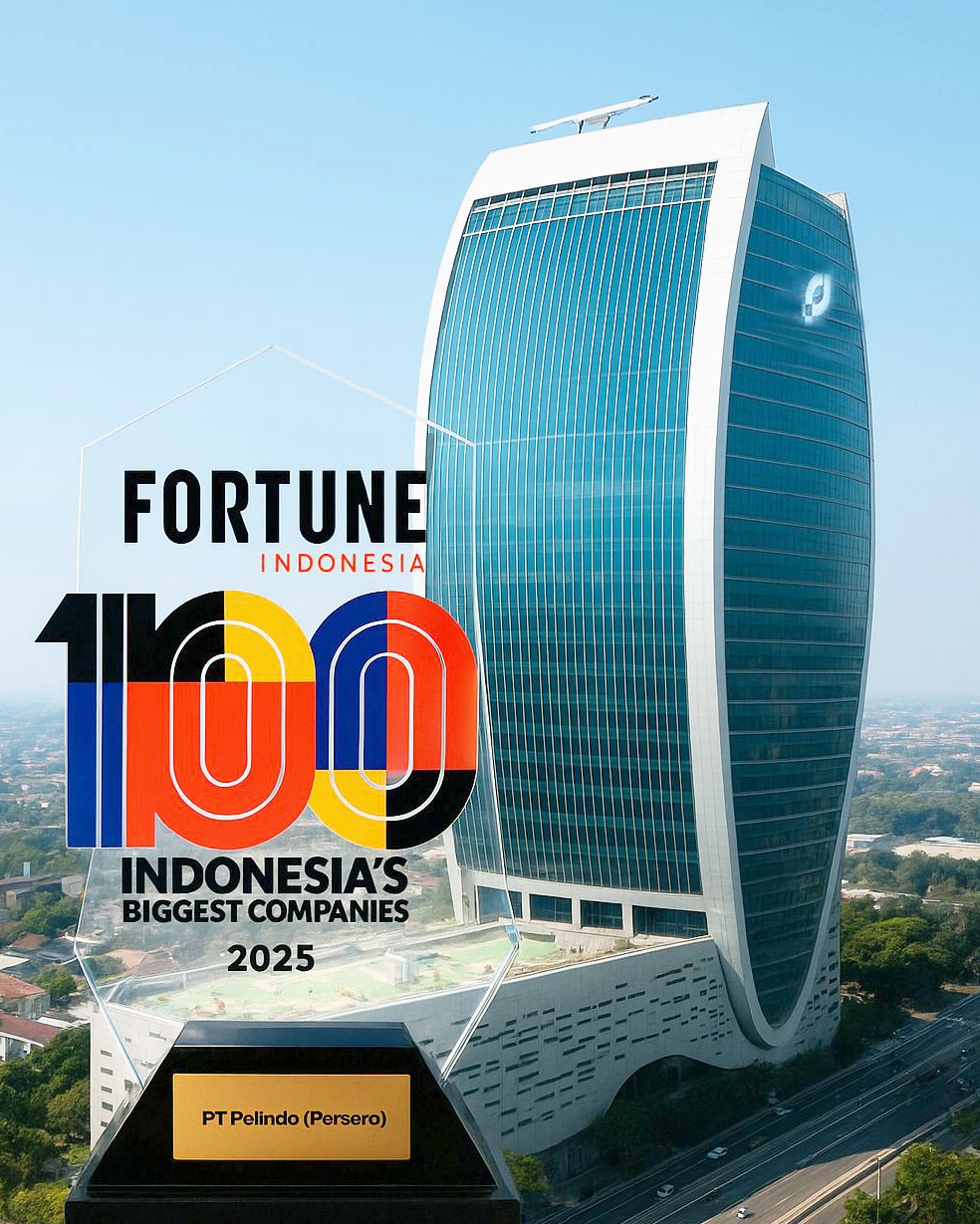 Pelindo Kembali Masuk Daftar Fortune Indonesia 100