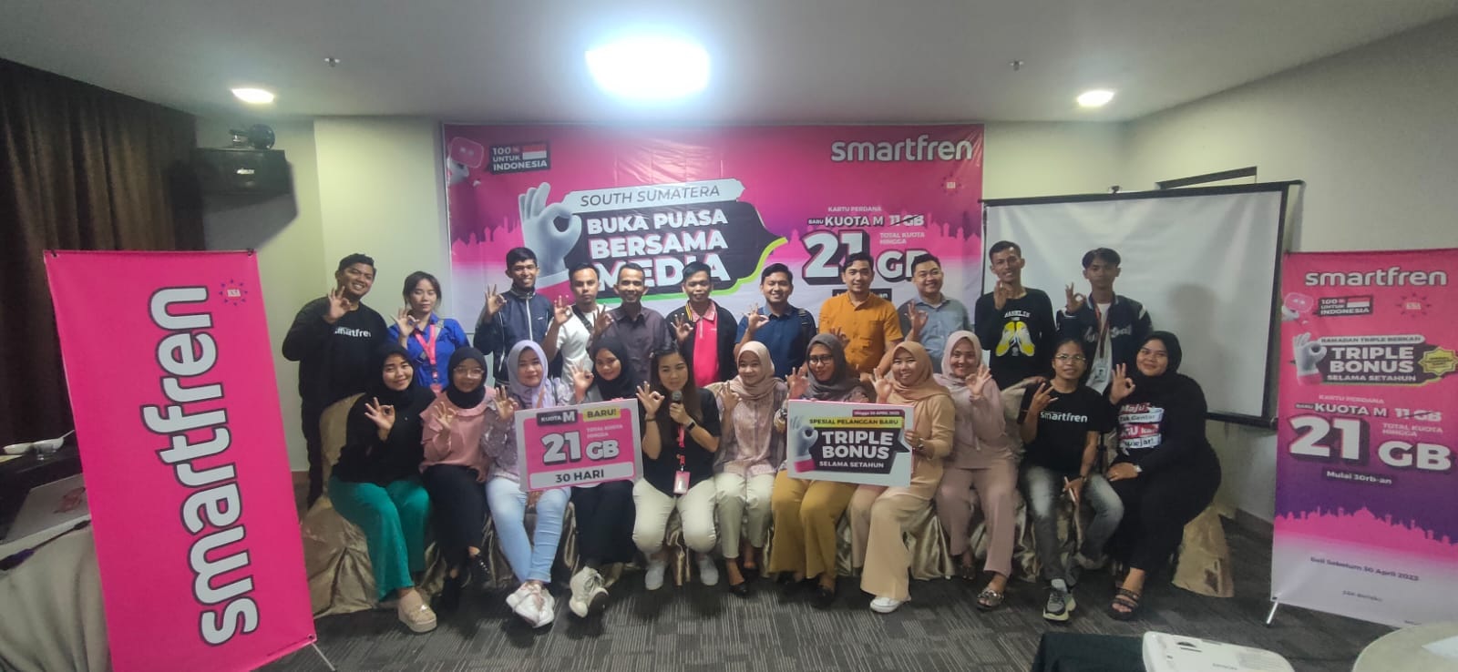  Smartfren Tawarkan Paket Triple Berkah, Buka Bersama Media Jambi 