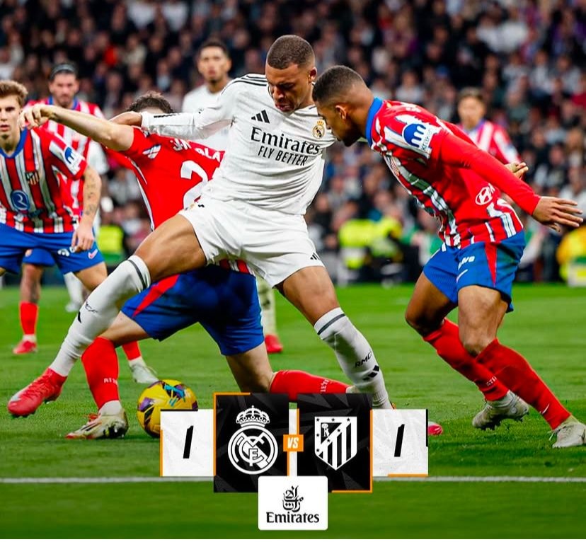  Derbi Madrid Berakhir Imbang 1-1