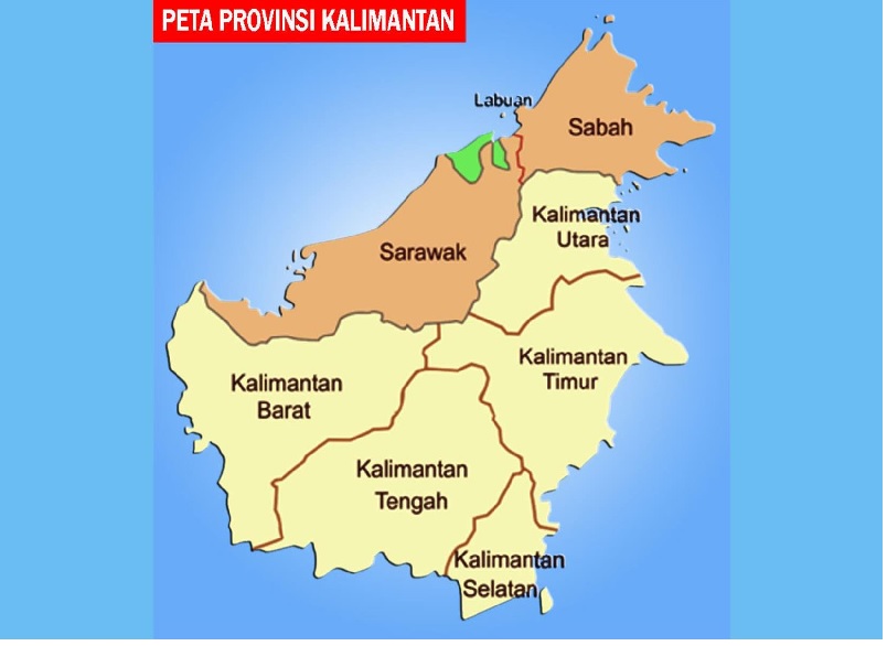  Pulau Kalimantan Dimekarkan Bertambah 8 Provinsi Baru, Berikut Nama dan Calon Ibukotanya