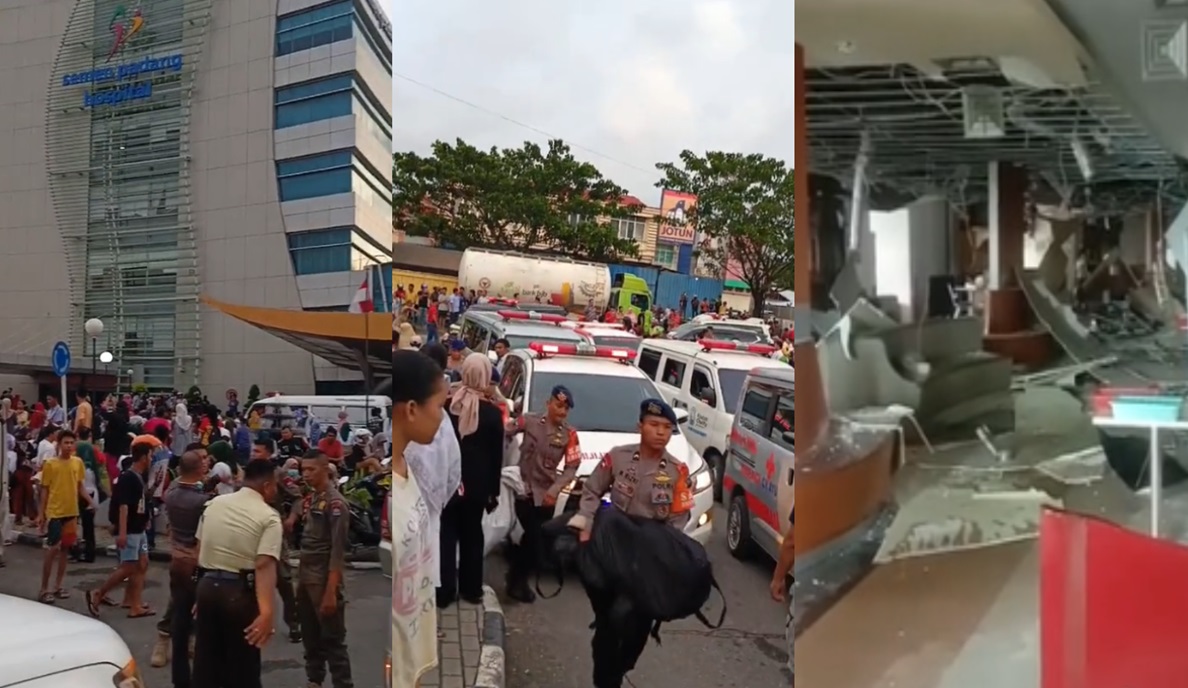 Rumah Sakit Semen Padang Meledak 102 Pasien Dipindahkan