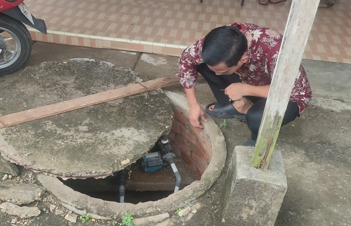 Hujan Guyur Tanjabtim, Asap Berkurang, Sumur Kembali Terisi