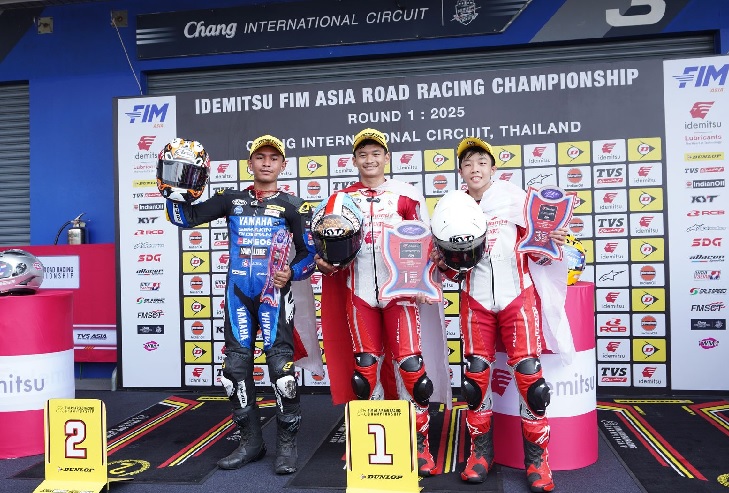 CBR250RR Double Winner, Astra Honda Borong 5 Podium di ARRC Buriram