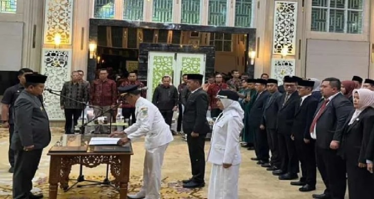 Fasha-Maulana Rombak Pejabat Eselon III dan IV Lingkup Pemkot Jambi, Ini Nama-Namanya