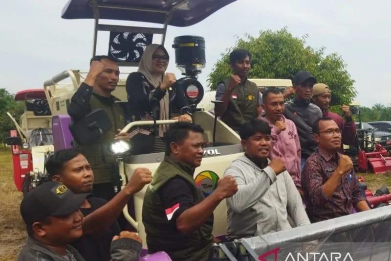 Tanjabtim Mencanangkan Gerakan Tanam Padi Tiga Kali Setahun