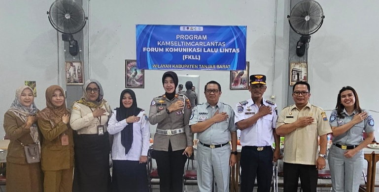 Jasa Raharja Wilayah Jambi Giatkan Forum Komunikasi Lalu Lintas (FKLL) di Kabupaten Tanjung Jabung Barat