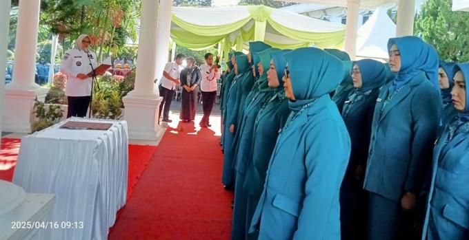 Bupati Kukuhkan Pengurus TP-PPK Kabupaten Tanjabtim 