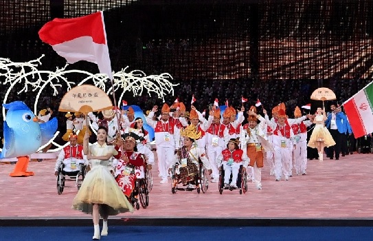 Asian Para Games 2022 Hangzhou, Indonesia Rayakan Keragaman Budaya dalam Parade Pembukaan