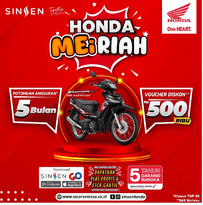 Promo Honda Makin Meiriah dengan Bertabur Keuntungan 