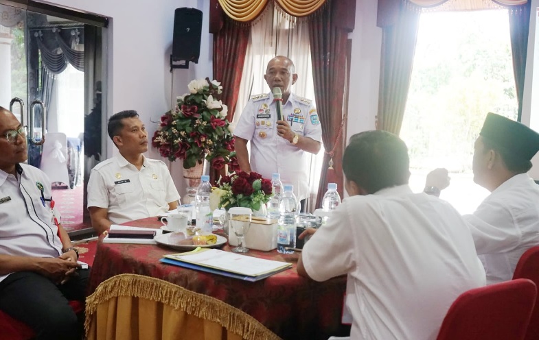 Pj Bupati Merangin Pimpin Jalannya Rapat MCP