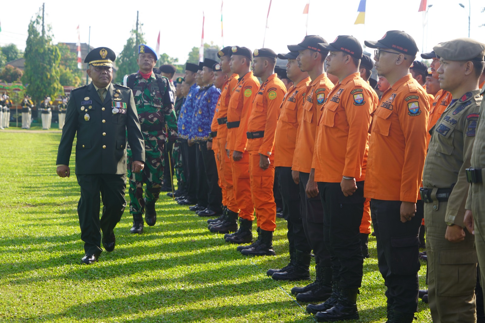 Kasrem 042/Gapu Pimpin Upacara Puncak Peringatan HUT Ke-79 TNI Tahun 2024