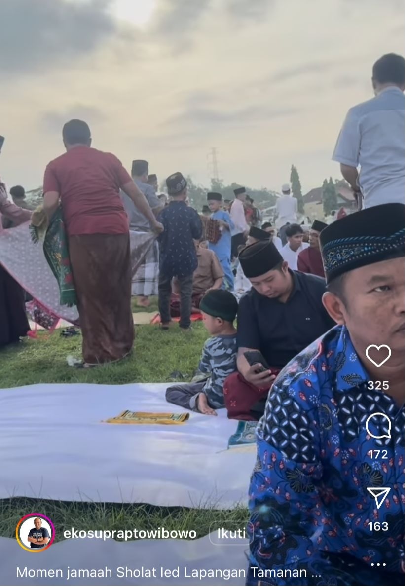 Viral! Kotbah Idul Fitri 1445 H Berbau Politik, Jemaah Bubar