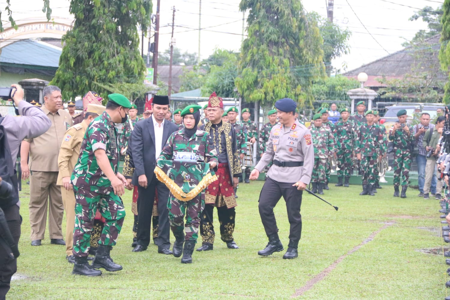 Sebanyak 400 Prajurit Yonif 142/KJ tiba di Jambi Usai Laksanakan Tugas Pengamanan Perbatasan di Papua