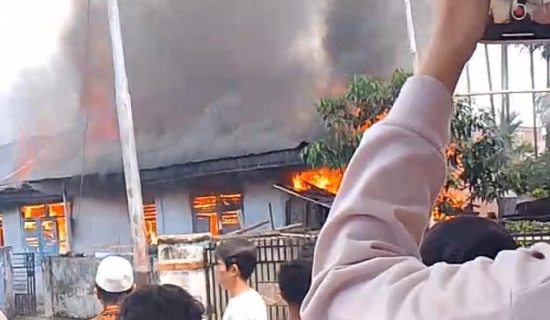 Enam Rumah Ludes Terbakar di Kerinci