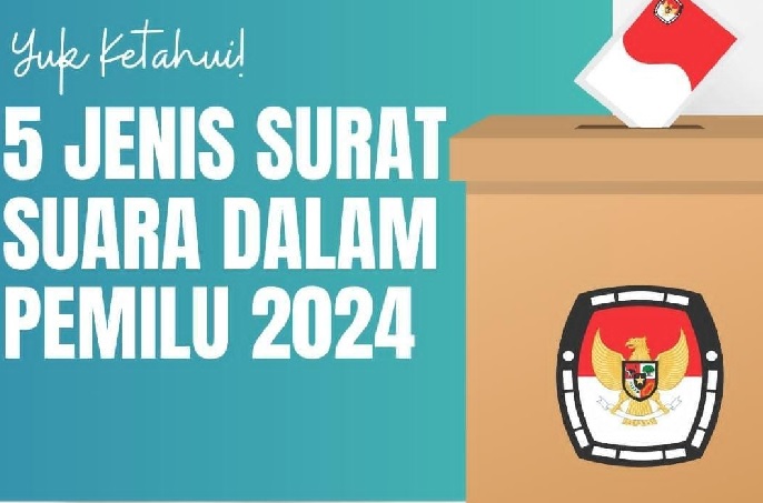 TENG! 5 Surat Suara Dalam Pemilu 2024, Berikut Jenisnya