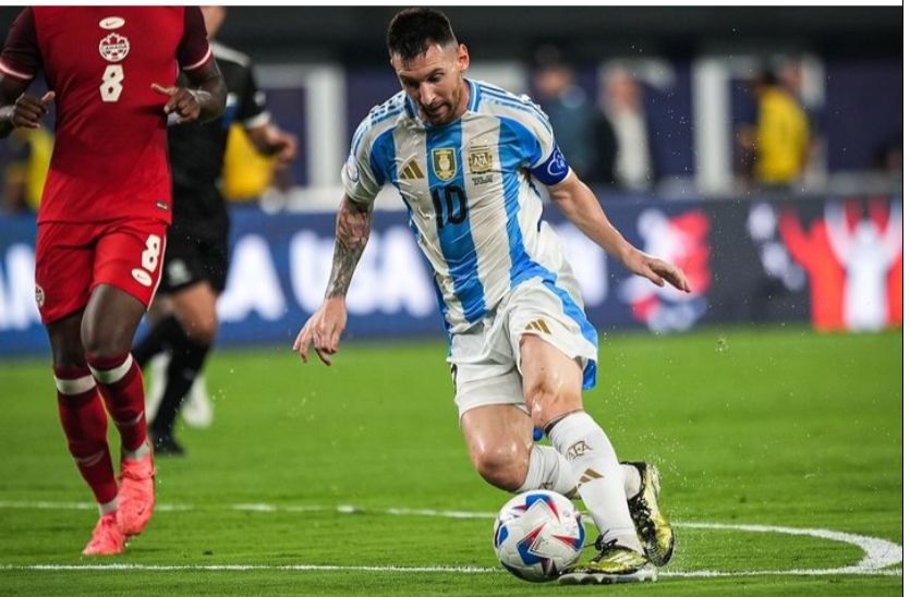 Tundukkan Kanada 2-0, Messi Bawa Argentina ke Final Copa America 2024