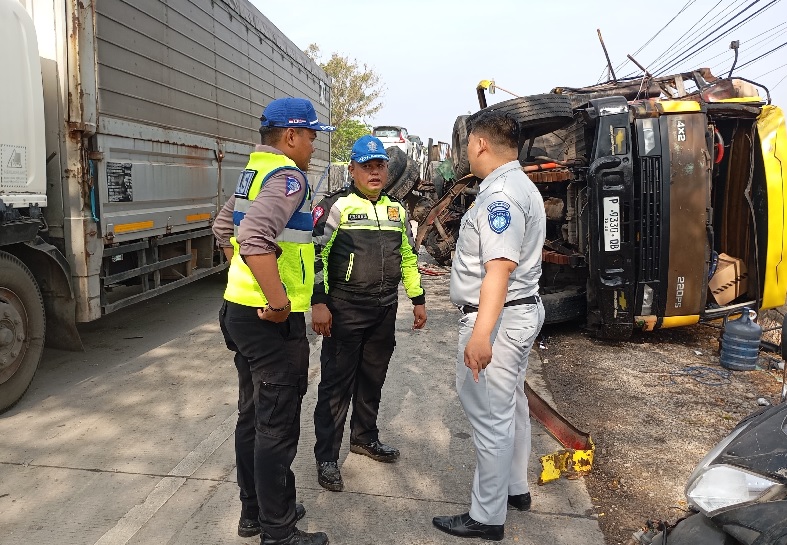 Jasa Raharja Jamin Seluruh Korban Kecelakaan Bus dan Truk di Pati (Jalur Pantura)