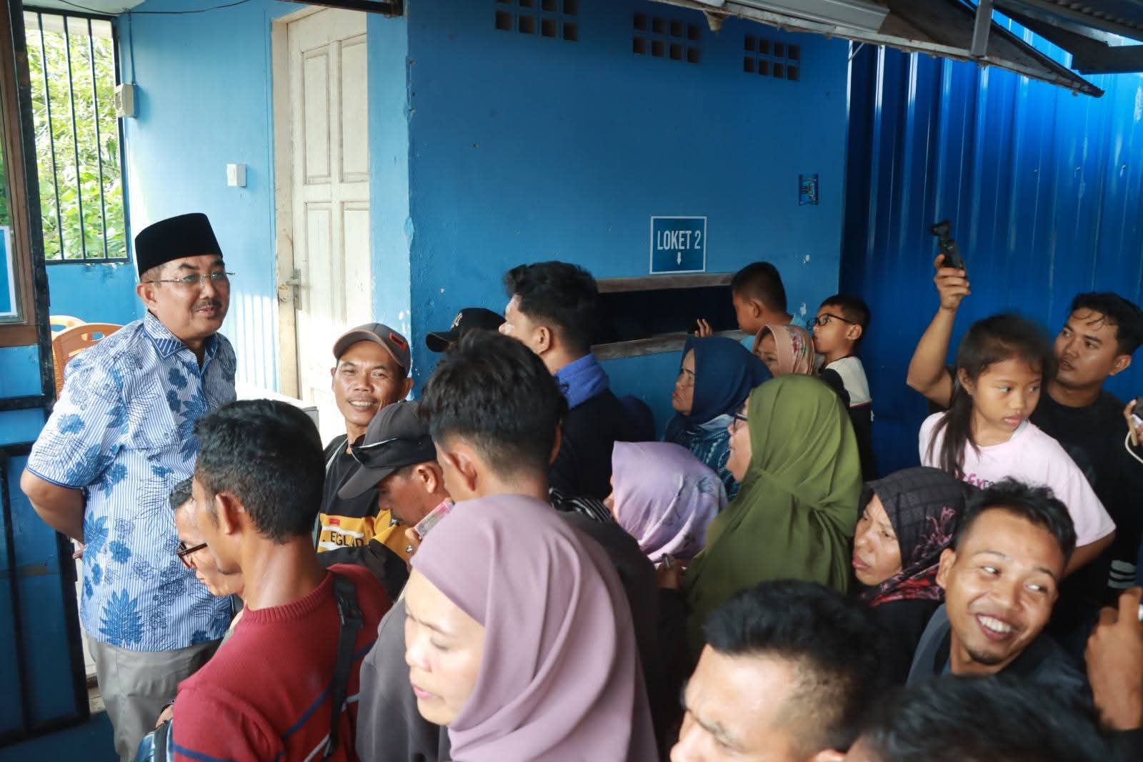 Bupati Anwar Sadat Tinjau Pelabuhan Roro dan Dermaga Parit Ponco