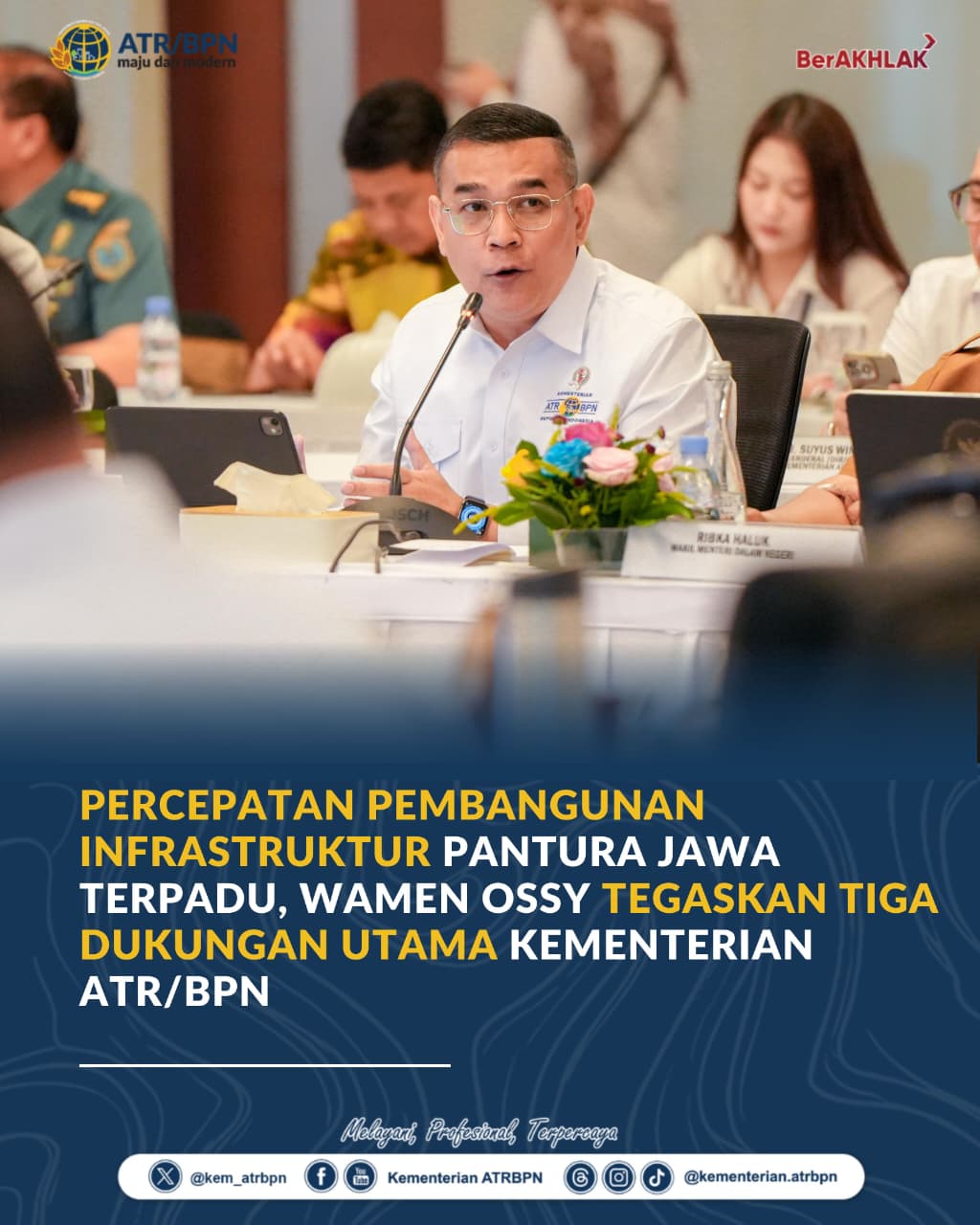 Percepatan Pembangunan Infrastruktur Pantura Jawa Terpadu, Wamen Ossy Tegaskan Tiga Dukungan Utama Kementerian