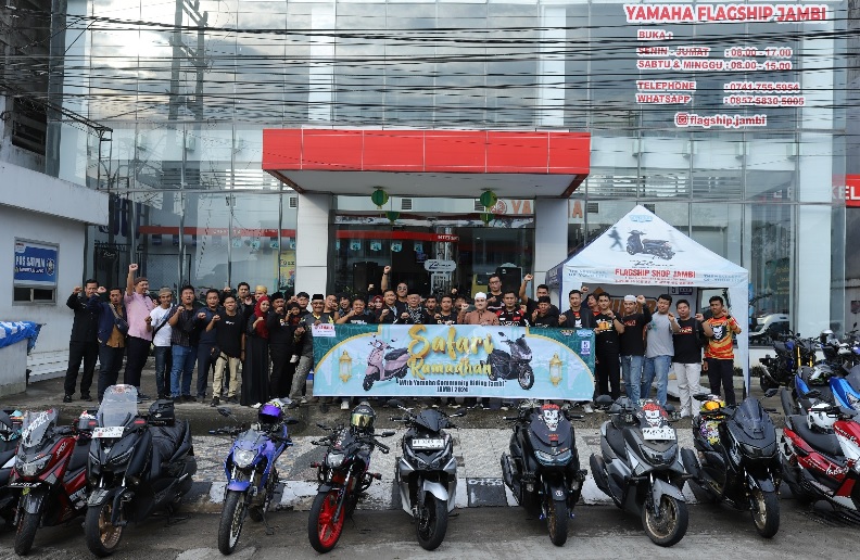  Yamaha Jambi Gelar Safari Ramadan Bersama Ratusan Riders