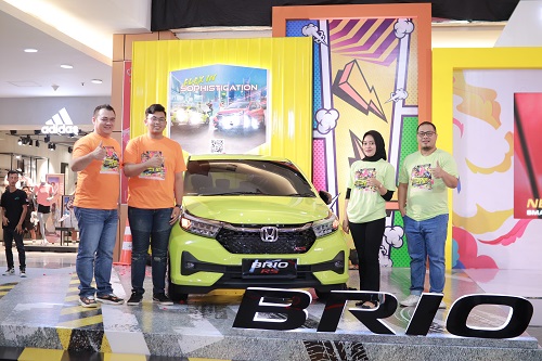 Model Terpopuler di Indonesia, New Honda Brio Hadir Menyapa Publik kota Jambi