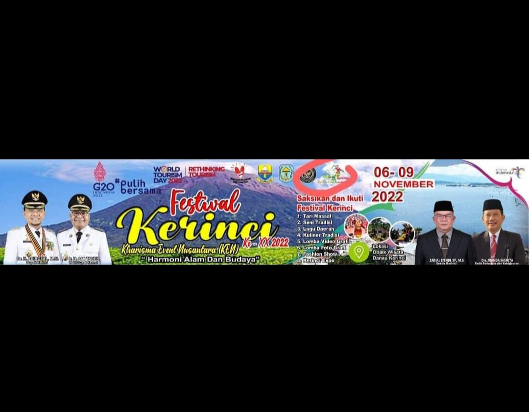 Jelang Festival Kerinci, 700 Undangan Tamu Luar Disebar