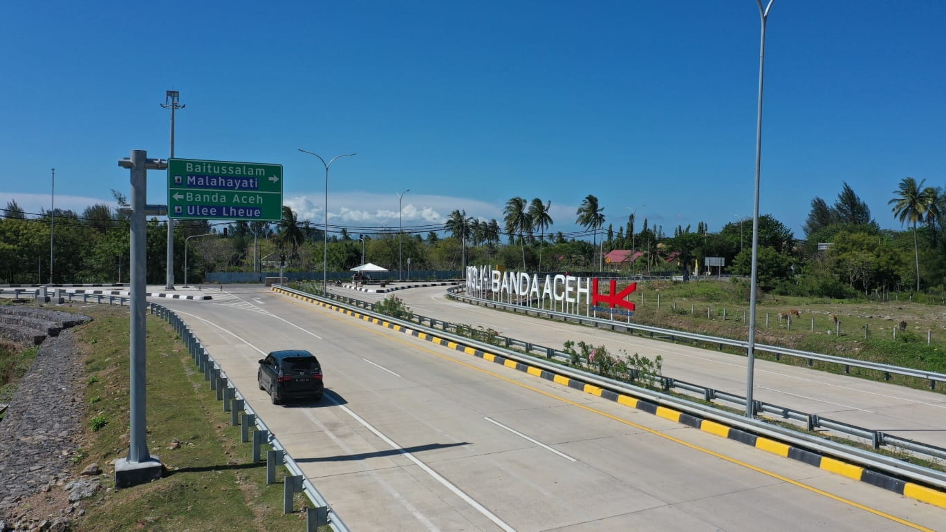 Pangkas Waktu 2 Jam, Waktu Tempuh Lewat Tol dari Sigli-Banda Aceh hanya 1 Jam Saja