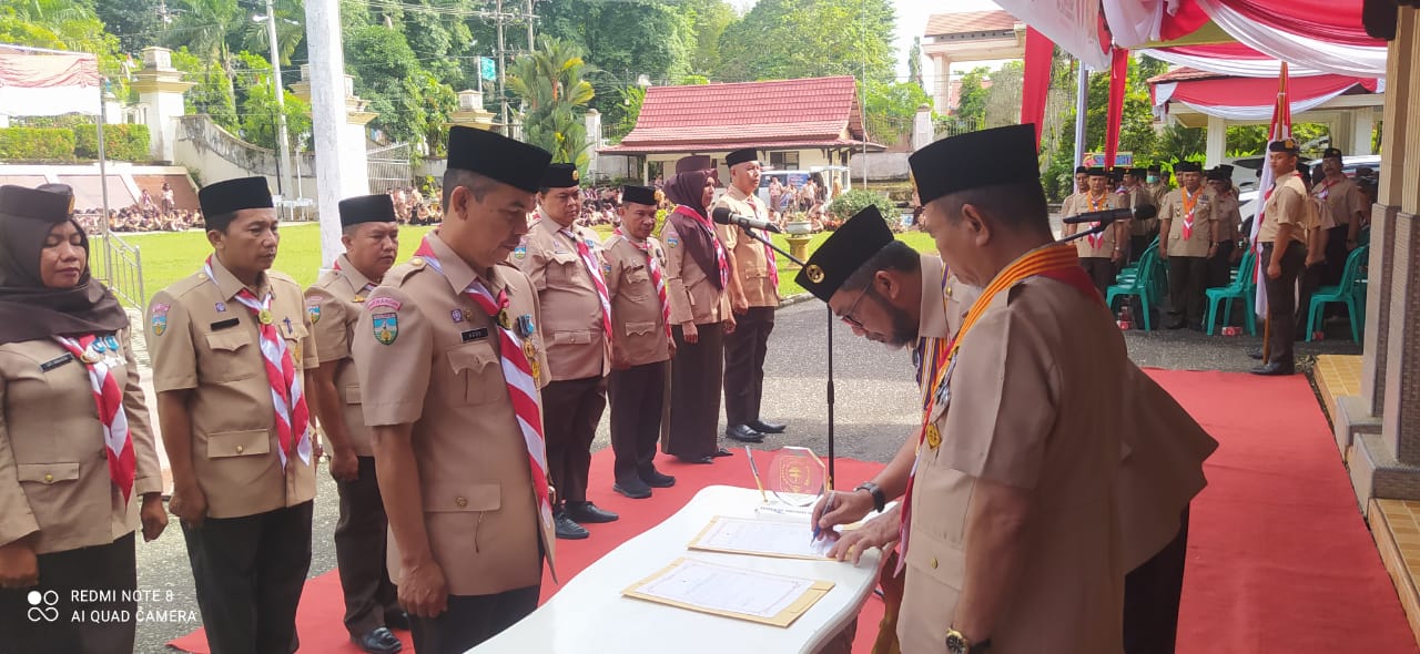 Pengurus Kwarcab Gerakan Pramuka Merangin Dilantik