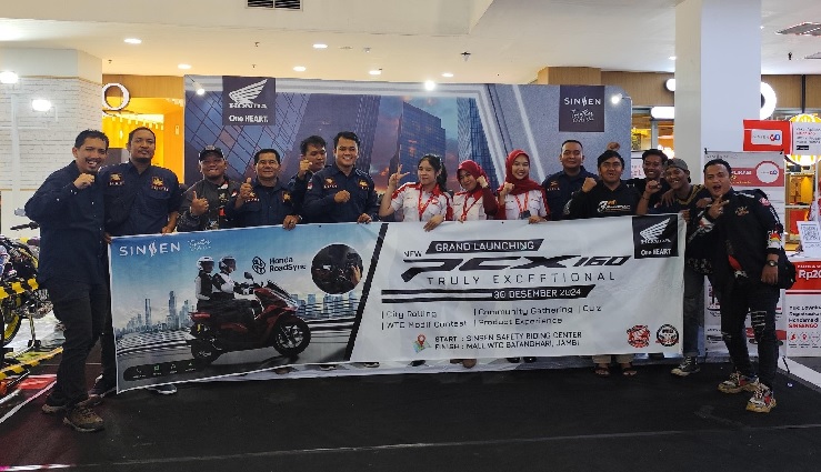 Komunitas Honda Meriahkan Grand Launching New Honda PCX160 dengan Keseruan Maksimal