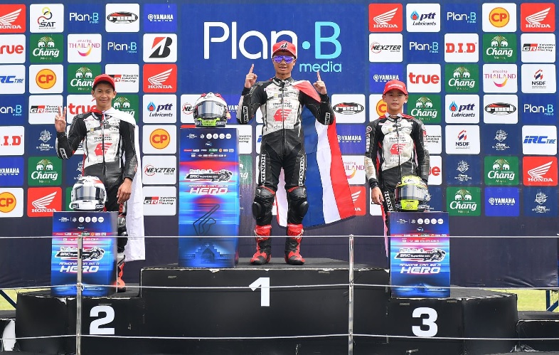 Pebalap Astra Honda Cetak Podium Perdana di Thailand Talent Cup 2024