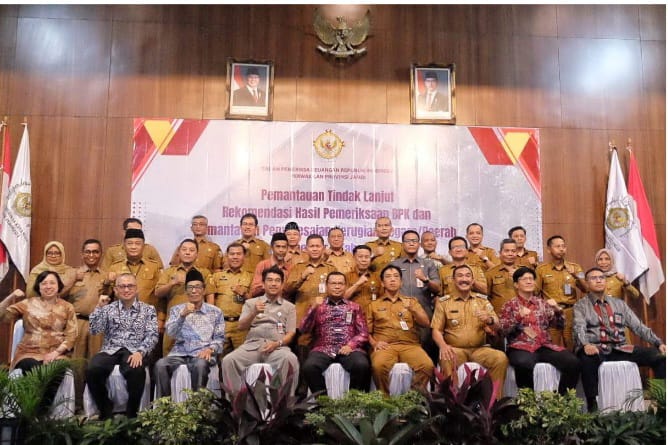 Pj Bupati Hadiri Rapat Pemantauan dan Pelaksana Tindak Lanjut Hasil Pemeriksaan BPK