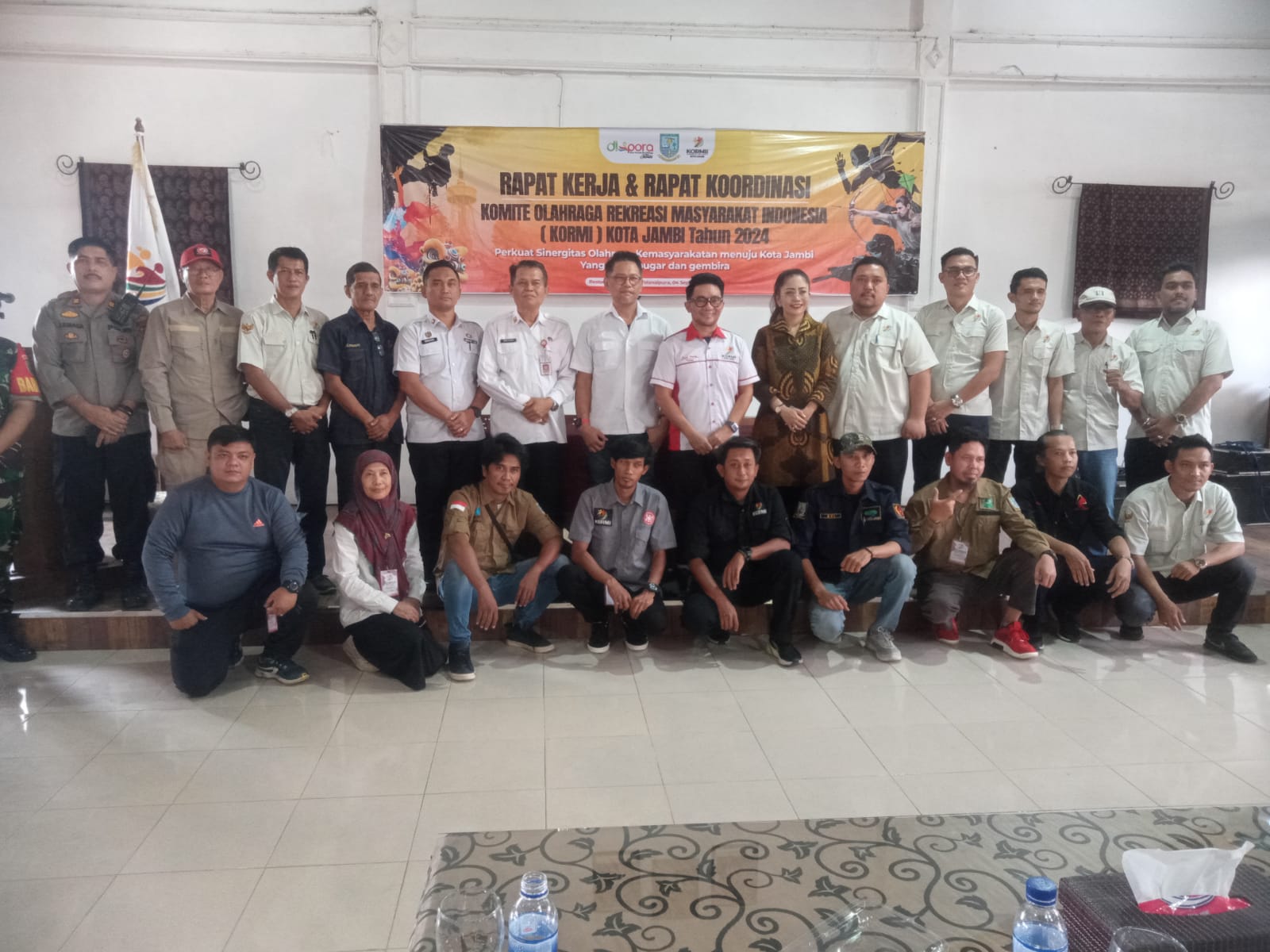 Rapat Kerja dan Koordinasi Kormi Kota Jambi 2024: Dorong Pengembangan Olahraga Rekreasi untuk Semua Usia