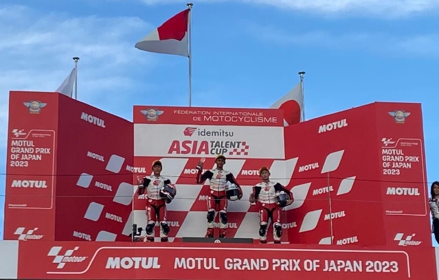 Veda Persembahkan Podium Tertinggi di ATC Motegi