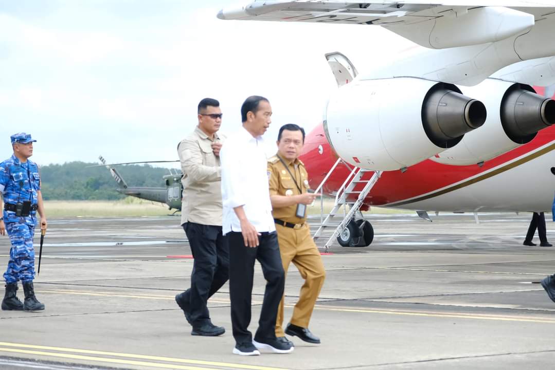 Mendarat di Bungo, Presiden Jokowi Langsung Menuju Merangin