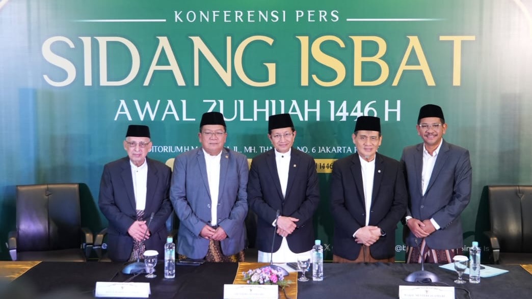 Hasil Sidang Isbat, 1 Zulhijah Jatuh pada 28 Mei 2025, Hari Raya Idul Adha 6 Juni 2025