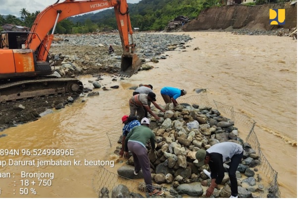 13 Jembatan Putus Jadi Prioritas Pemulihan Konektivitas, Kementerian PU Fokus Buka Jalur Lintas Tengah Aceh