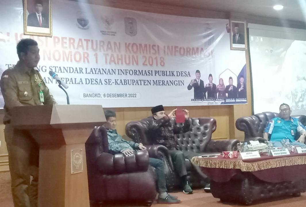 Wabup Buka Sosialisasi Peraturan Komisi Informasi