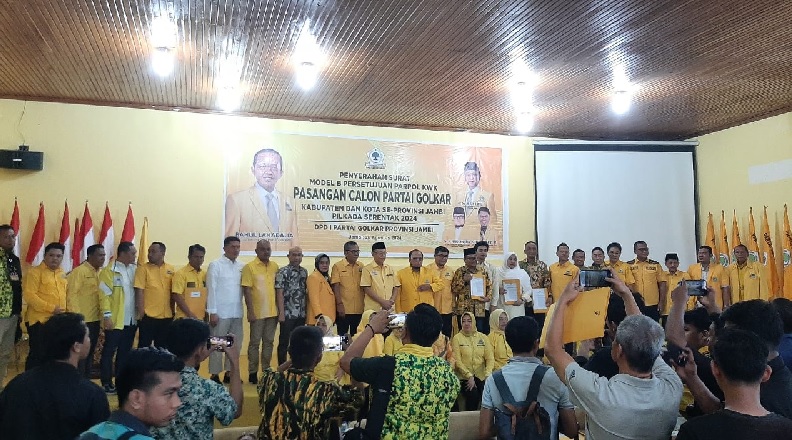 BREAKING NEWS: Partai Golkar Resmi Dukung Deri-Aswanto di Pilkada Kerinci