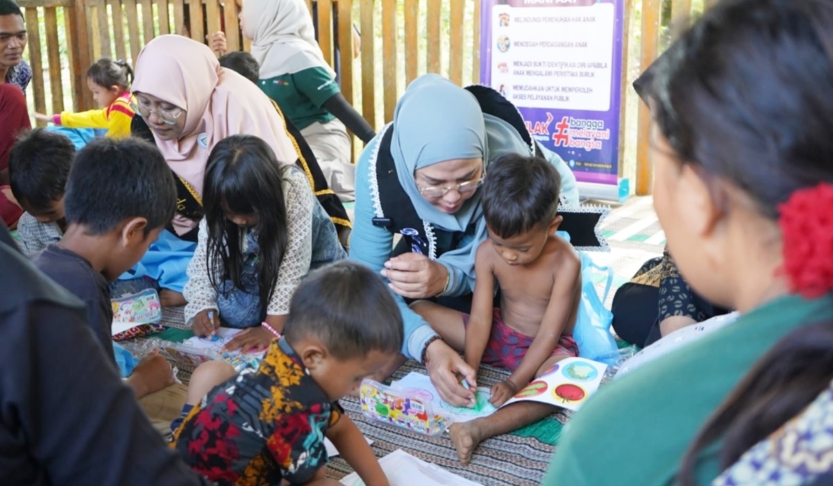 Bunda PAUD Merangin Kunker ke Desa Muara Delang