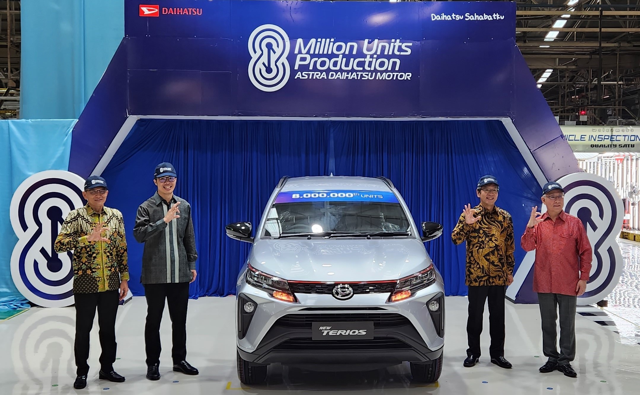  Daihatsu di Indonesia Rayakan Capaian Produksi 8 Juta Unit, Bersama Sahabat Membangun Negeri