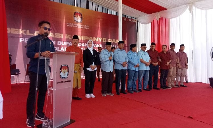 KPU Sarolangun Gelar Deklarasi Damai Pilkada Serentak 2024