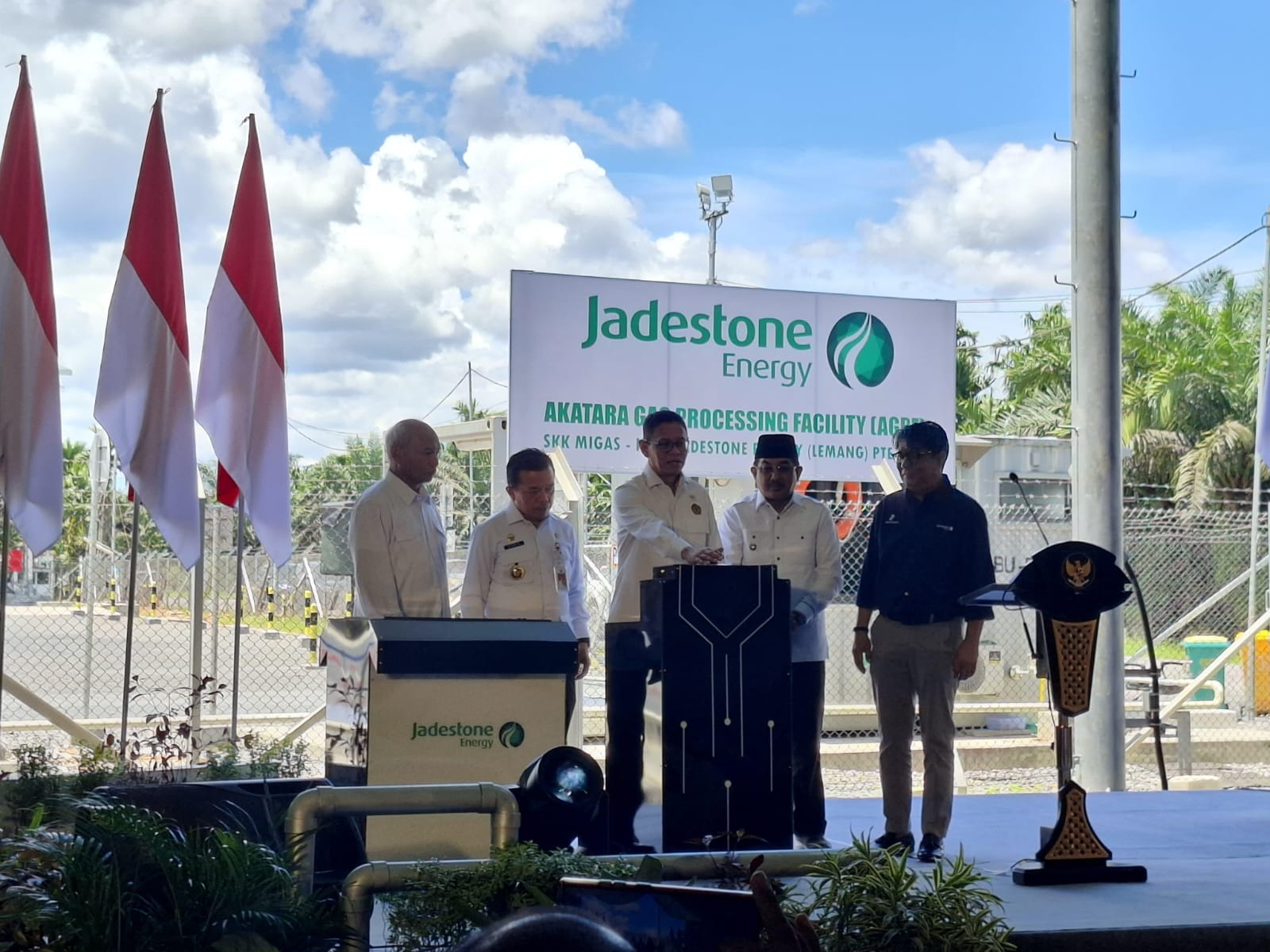 Al Haris Dampingi Wamen ESDM Resmikan Akatara Gas Processing Facility di Tanjab Barat 