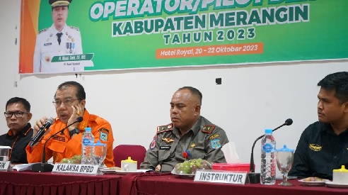 Pj Bupati Merangin Buka Pelatihan Pilot Drone, H Mukti: Deteksi Dini Berbagai Bencana yang Terjadi