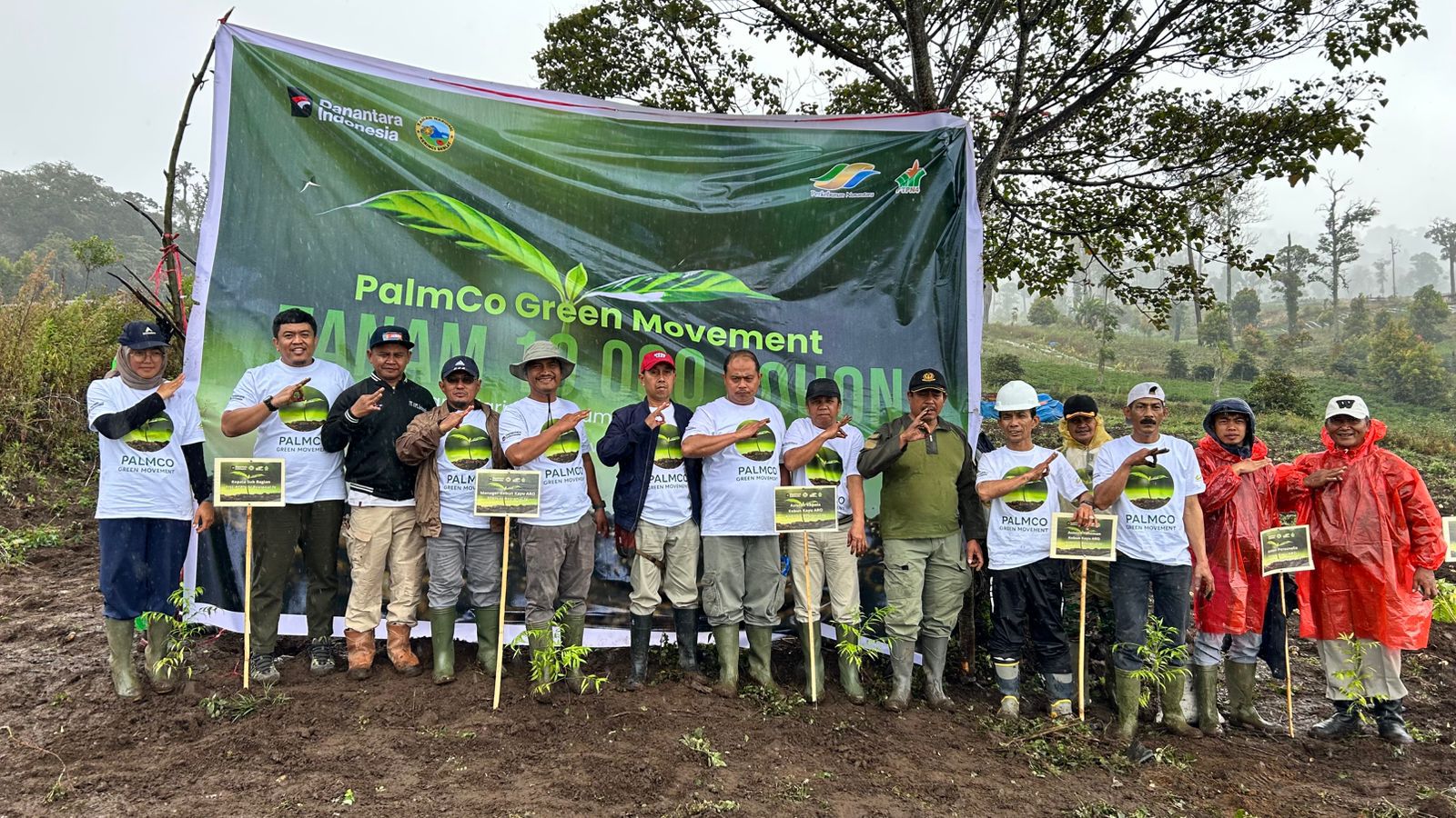 PTPN IV Regional 4 Tanam 2.000 Pohon di Kaki Gunung Kerinci